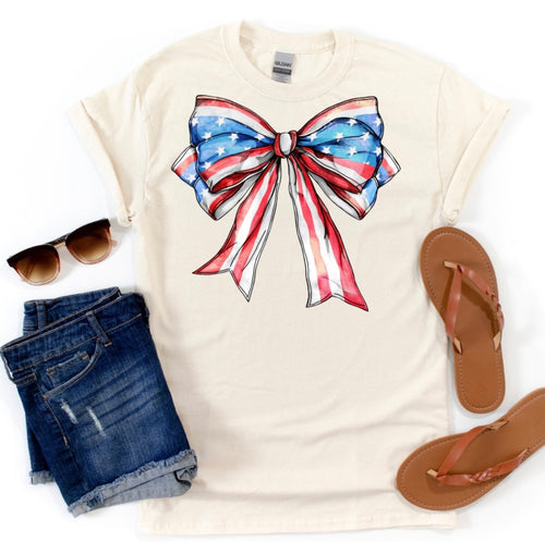 Red white & blue Bow